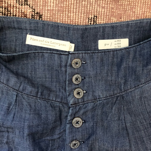 Pilcro and the Letterpress Wide Leg Jeans - Picture 4 of 4